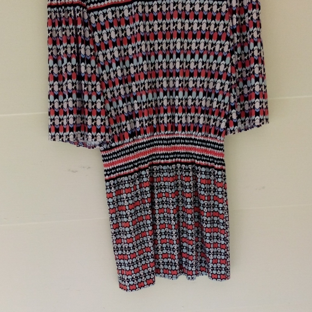 Laundry By Shelli Segal Multicolor 3/4 Sleeve Dress - Picture 6 of 6